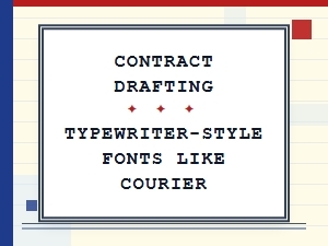 Professional Alternatives to Courier for Legal Drafting
